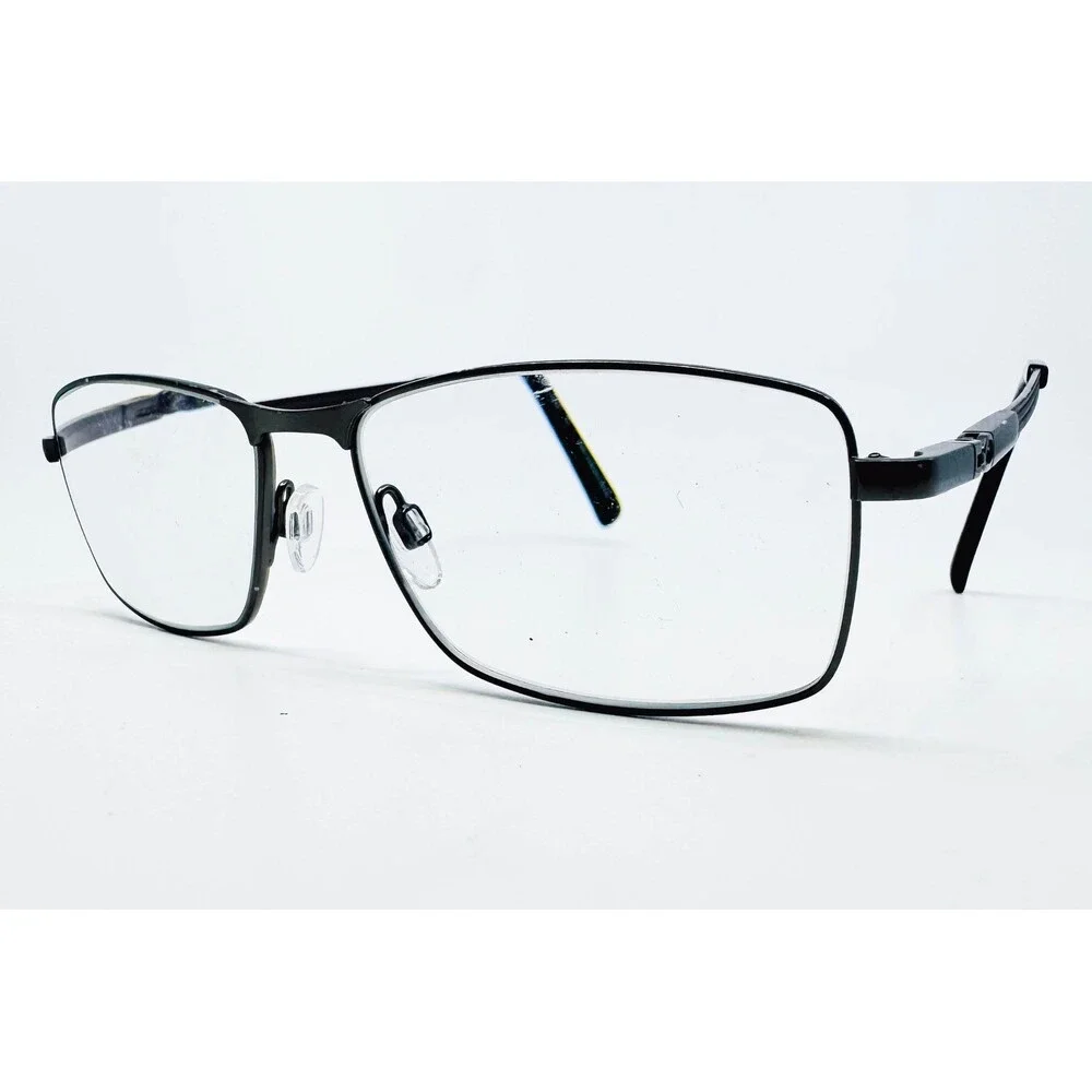 Tura Eyeglasses Mens Black Metal Frame TF1025 54-15-140